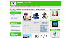 Desktop Screenshot of holepro.com